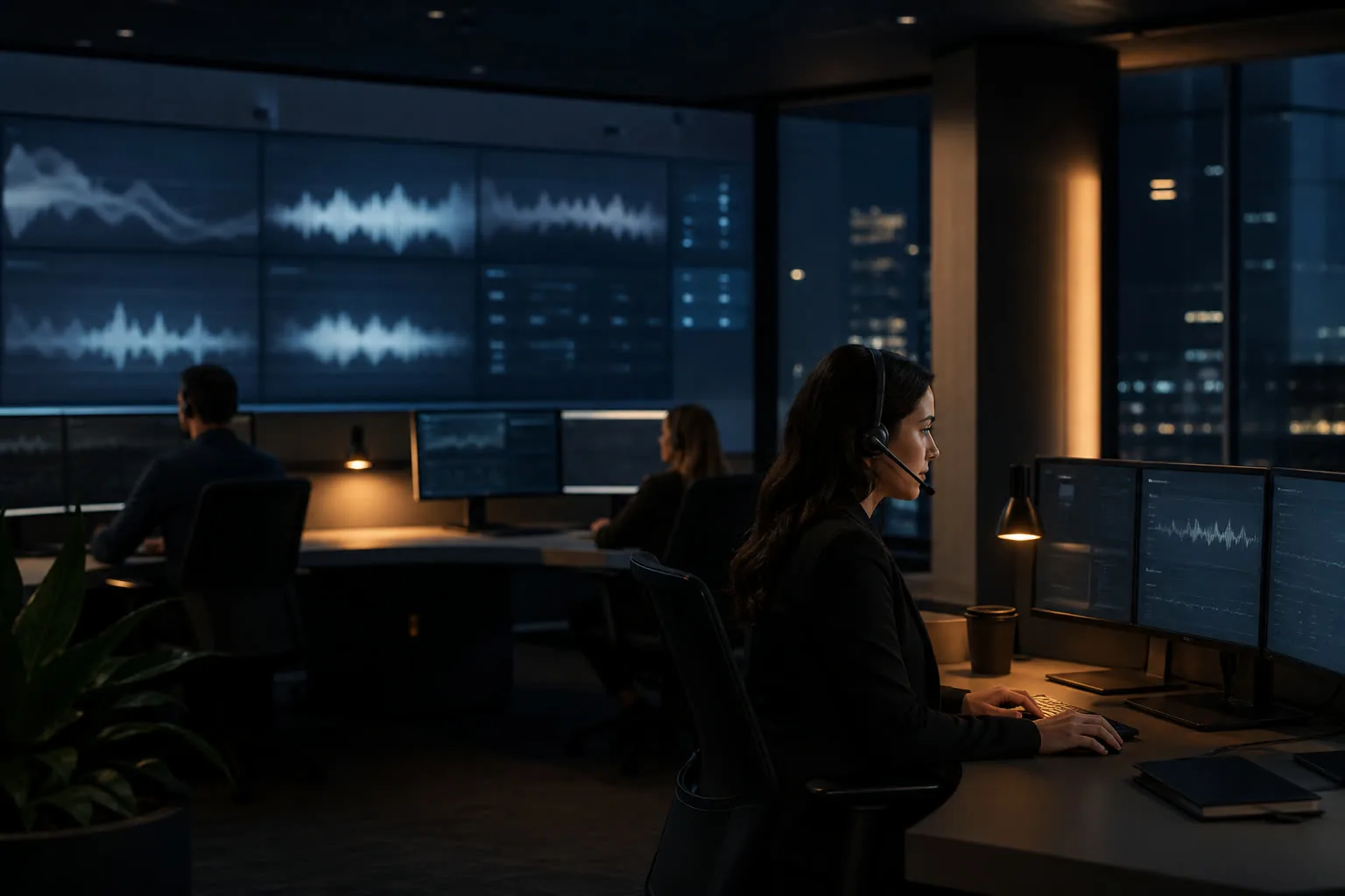 Voice agents on an operations floor